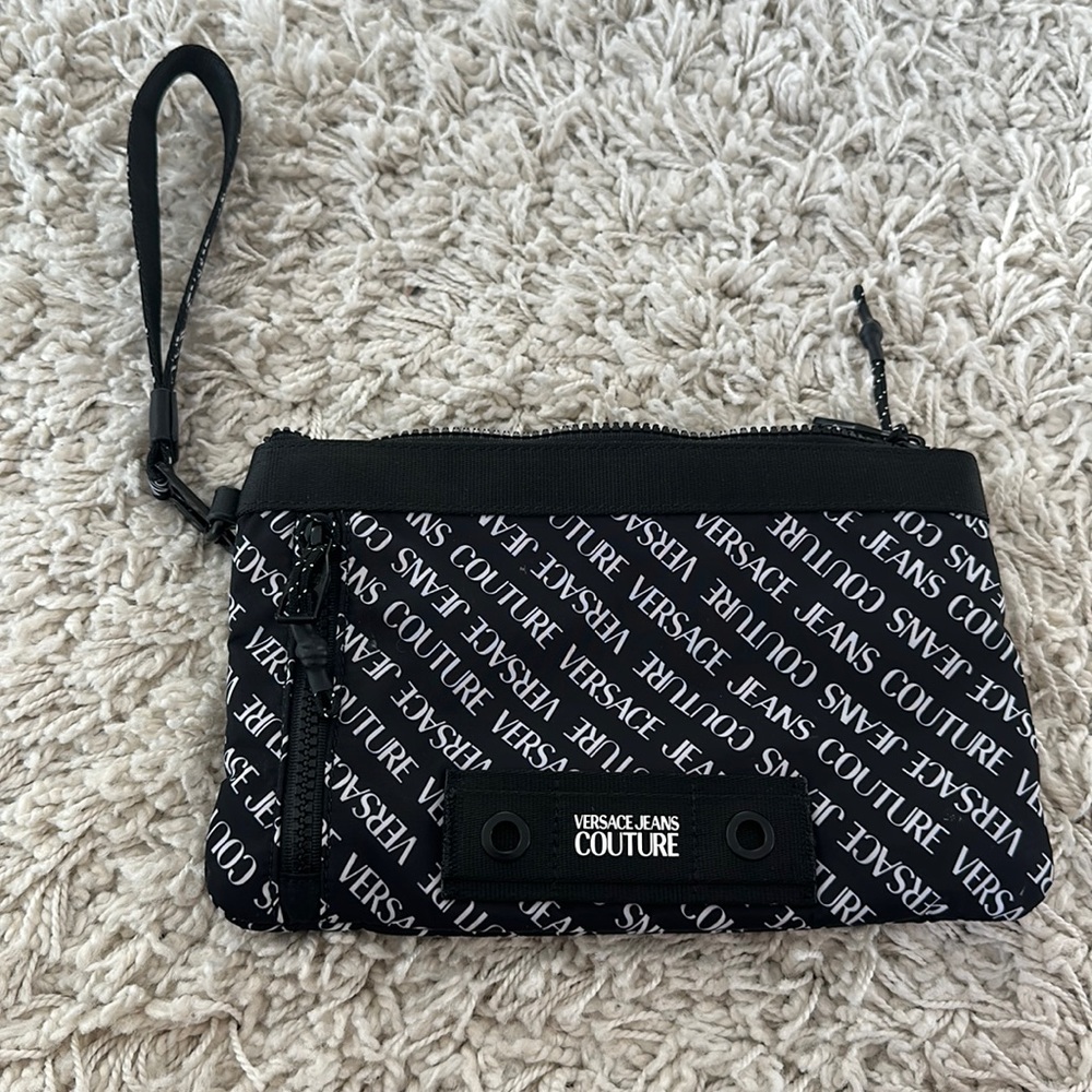Versace Jeans Couture travel storage bag wristlet